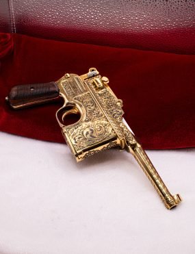 DE 357 Nickel Engraved