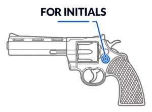Grip Initials (Left side)